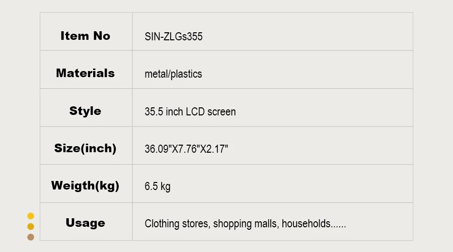 35.5 Inch LCD Bar Display Double Face Screen Manufacturer 35.5 Inch LCD Bar Display Double Face Screen Manufacturer